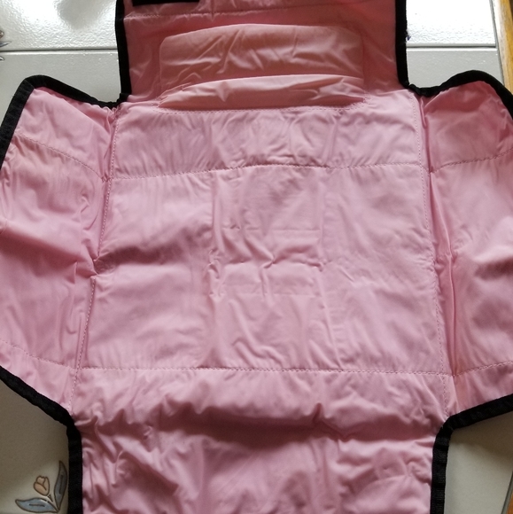 Pink & Brown Diaper Bag with Changing Pad - Picture 9 of 12